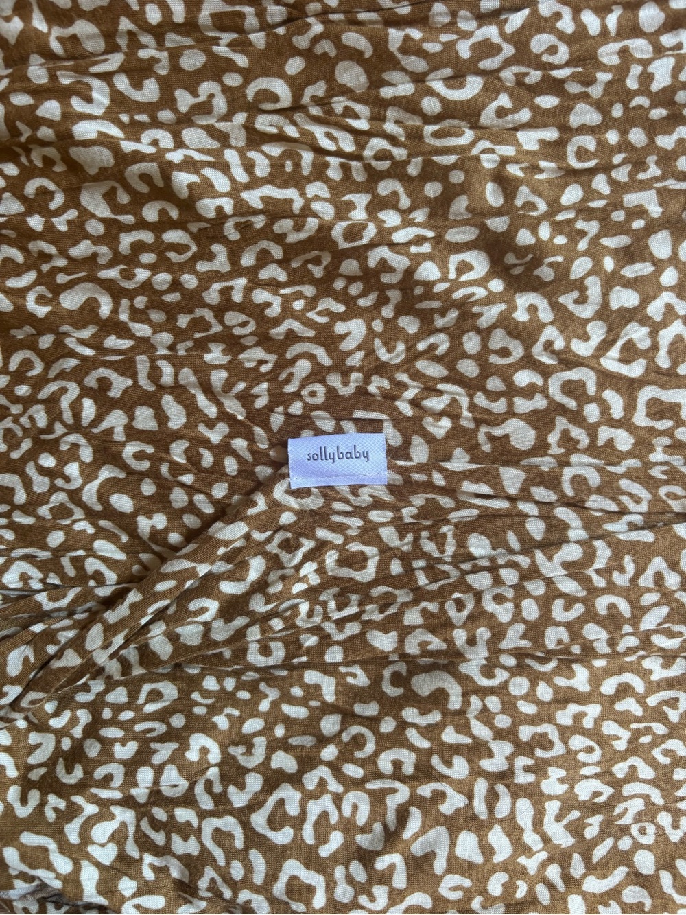 Solly Baby Leopard Print EUC